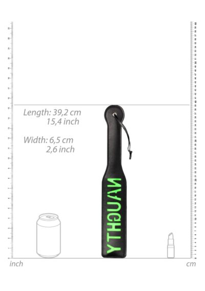 Naughty Paddle Glow in the Dark – Fluorescencyjna Packa BDSM - obrazek 6