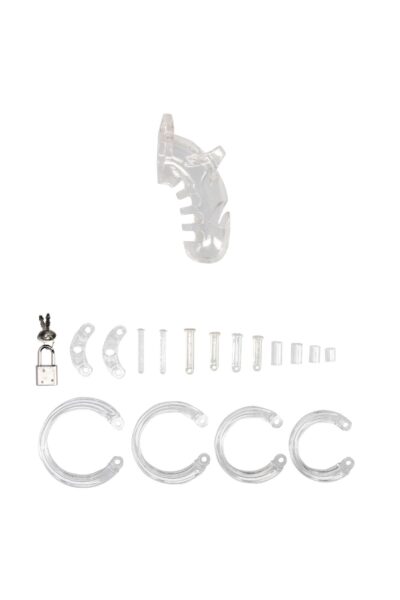 Man|Cage – Dyskretna Klatka BDSM, Pas Cnoty z Poliwęglanu dla Mężczyzn - obrazek 5