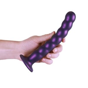Niezwykłe 8 / 20,5 cm Beaded Silicone G-spot Dildo - Odkryj nowe horyzonty rozkoszy! - obrazek 4