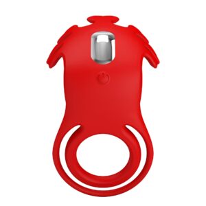 Pretty Love 7 Function Rechargeable Cock Ring - Wibracyjny pierścień na penisa dla niezapomnianych doznań - obrazek 6