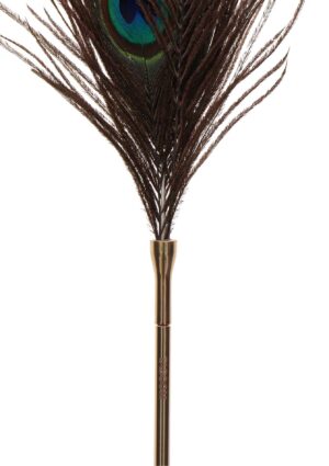 Peacock Tickler Rose Gold – Luksusowy Kietlarz z Piór Pawia - obrazek 5