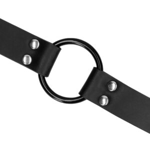Knebel BDSM z O-Ringiem i Klamrami na Sutki - Wzmacniaj kontrolę i eksploruj granice! - obrazek 3