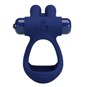 Intensywne wibracje i długotrwała przyjemność - Pretty Love Buzzing Bunny Cock Ring - obrazek 5