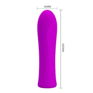 Wibrujący Wibrator z Silikonu - Potężna stymulacja w kompaktowej formie! - obrazek 6