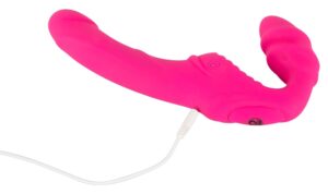Intensywna przyjemność strap-on! Vibrating Strapless Strap-On - odkryj nowe horyzonty rozkoszy! - obrazek 7
