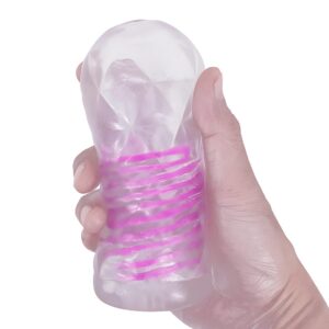 Przezroczysty Wibracyjny Masturbator - Intensywne doznania i niezapomniana rozkosz! - obrazek 7