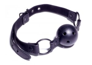 Knebel BDSM z otworami powietrznymi - kontrola i przyjemność władzy! - obrazek 4