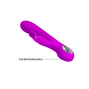 HOT RABBIT - Wibrator pochwowy z łechtaczką - Odkryj subtelne uniesienia przyjemności! - obrazek 7
