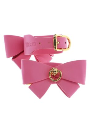 Ankle Cuffs Set Pink – Różowe kajdanki na kostki z miękkim wykończeniem - obrazek 4