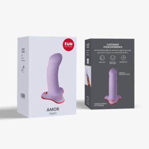 AMOR - Luksusowe Dildo Silikonowe o Wyrafinowanym Designie | Uniwersalny i Kompatybilny z Strap-on | 13,5 cm x 3,5 cm - obrazek 6