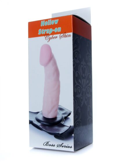 Realistyczna proteza dla Panów - Hollow Strap-on Cyber Skin: Pieszczoty pełne satysfakcji - obrazek 8
