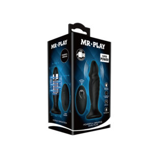 Wibracyjna wtyczka analna Mr Play black 12 - intensywna przyjemność dla Twojego P-spotu - obrazek 8