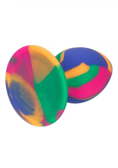 Hipnotyzująca wtyczka analna Cheeky Medium Tie Dye Plug - Odkryj swoją dziką stronę w psychodelicznym stylu! - obrazek 8