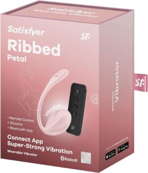 Satisfyer Ribbed Petal: Zdalnie sterowany wibrator z prążkowanym trzonem - intensywne wibracje i podróżnicza rozkosz! - obrazek 8
