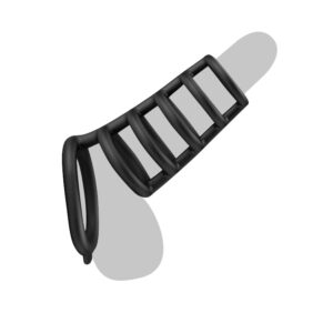 Rękaw na penisa Ribbed Connected-Ring - Intensyfikuj przyjemność w parze! - obrazek 8