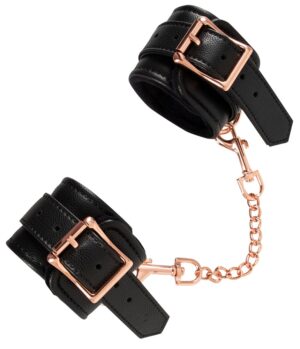Bad Kitty Cuffs Black – Eleganckie Czarne Kajdanki z Łańcuszkiem - obrazek 6