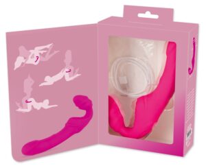 Intensywna przyjemność strap-on! Vibrating Strapless Strap-On - odkryj nowe horyzonty rozkoszy! - obrazek 8