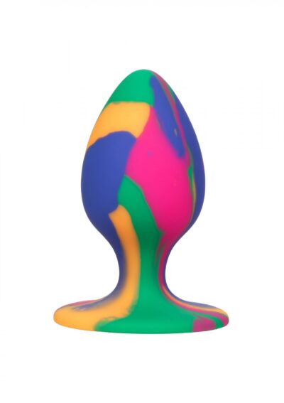 Hipnotyzująca wtyczka analna Cheeky Medium Tie Dye Plug - Odkryj swoją dziką stronę w psychodelicznym stylu! - obrazek 9