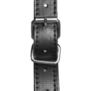 Head Harness with Mouth Cover and Solid Ball Gag   Black - obrazek 6