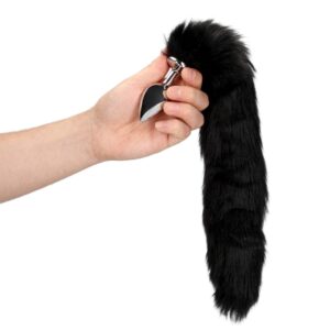 Odkryj dzikość i elegancję z Fox Tail - Metalowy Korek Analny - obrazek 9