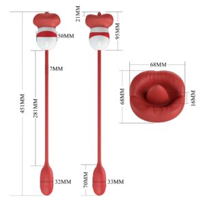 Vibrating Pleasure Revolution: Double Stimulation, Sensual Licking, USB Charging. Experience a New Dimension of Intimate Bliss! - obrazek 7